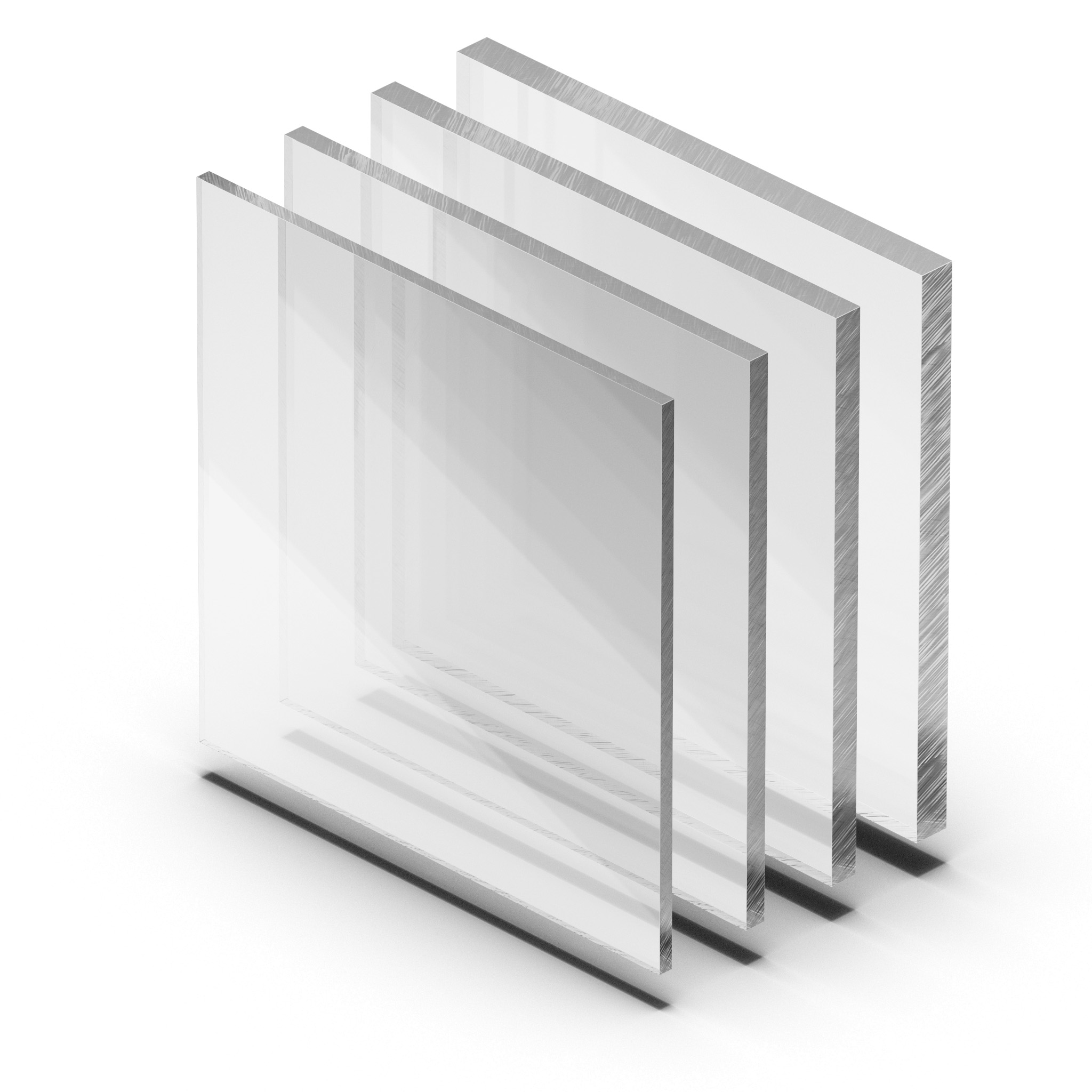 Acrylglas XT-Platte 2mm 420x100mm Zuschnitt Kunststoffglas transparent Ersatzgla 