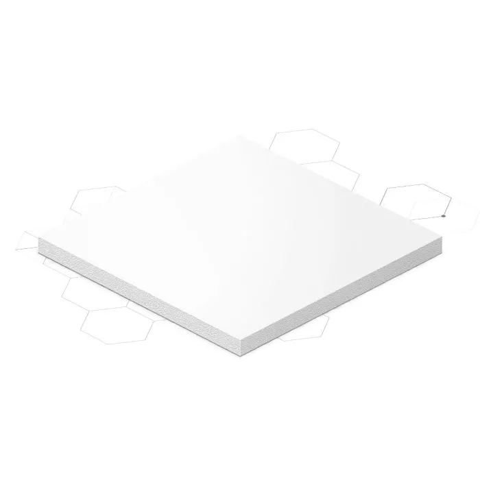 1 PVC Modellbau Platte Hartschaum weiß 320x210x5mm 